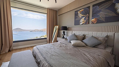 Yalıkavak'ta Denize Yürüme Mesafesinde Spa ve Kapalı Havuzlu 740 m² Malikane