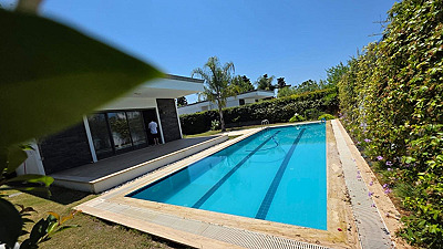 Peksimet Satılık 3+1 Havuzlu Villa | Denize 200 m, 2020 Yapı